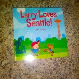 Larry Loves Seattle children’s hardback picture book